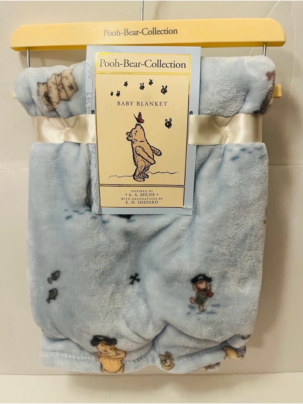 Winnie the Pooh Bear Collection Baby Blanket Pirate Treasure Map Piglet Eeyore